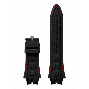 Rubber Straps Black Rubber Tech QRS Strap 45/47mm