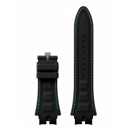 Rubber Straps Black Rubber Tech QRS Strap 45/47mm
