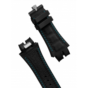 Black Rubber Tech QRS Strap 45/47mm