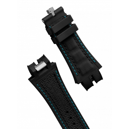 Rubber Straps Black Rubber Tech QRS Strap 45/47mm