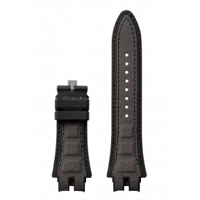 Rubber Straps Grey Alcantara and Rubber QRS Strap 45/47mm