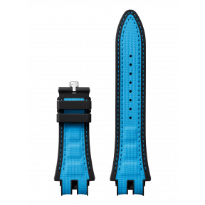 Rubber Straps Blue Rubber Tech QRS Strap 45/47mm