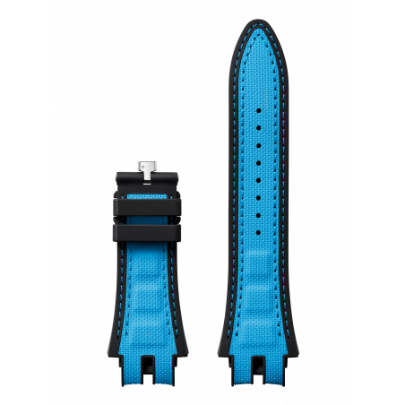 Rubber Straps Blue Rubber Tech QRS Strap 45/47mm