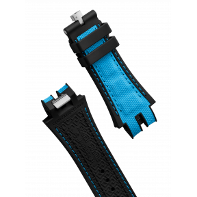 Rubber Straps Blue Rubber Tech QRS Strap 45/47mm