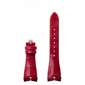 Red Alligator Leather QRS Strap 36mm