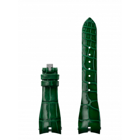 Alligator Leather Straps Green Alligator Leather QRS Strap 36mm