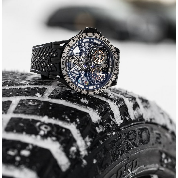 Excalibur Spider Pirelli Black DLC Titanium 47mm