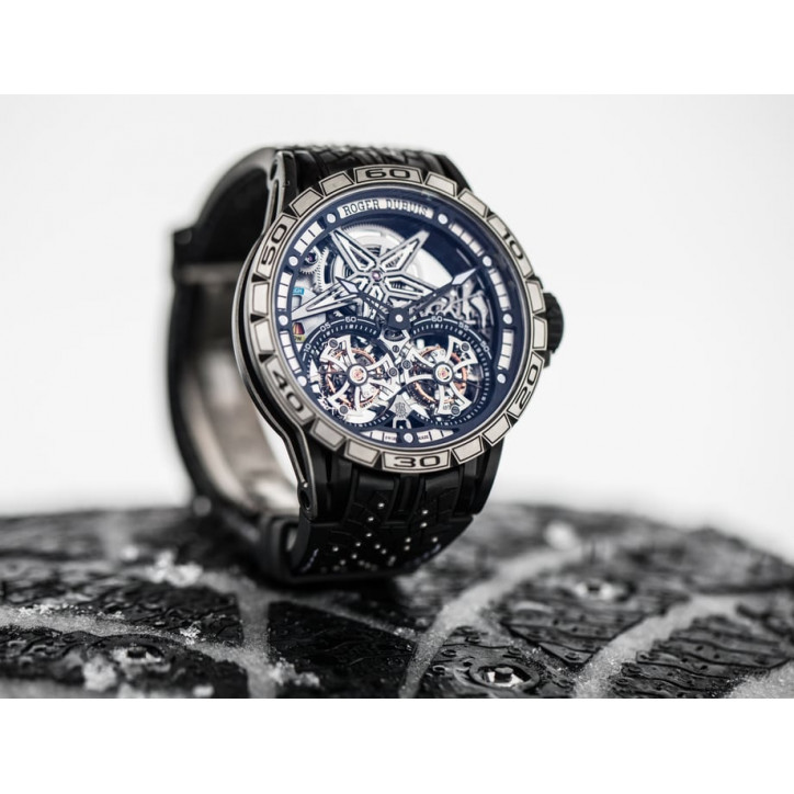 Excalibur Spider Pirelli Black DLC Titanium 47mm