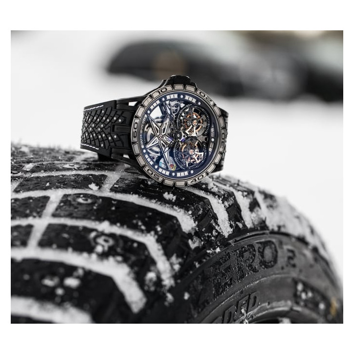 Excalibur Spider Pirelli Black DLC Titanium 47mm