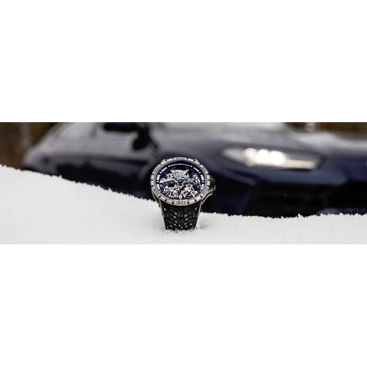 Excalibur Spider Pirelli Black DLC Titanium 47mm