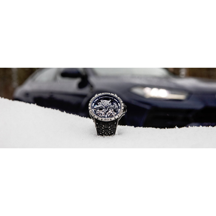 Excalibur Spider Pirelli Black DLC Titanium 47mm