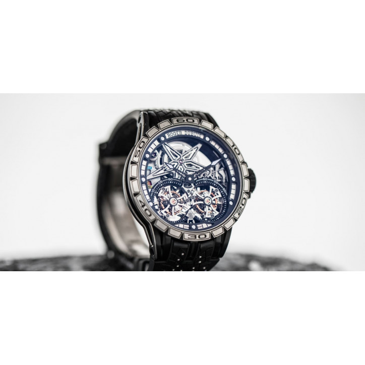 Excalibur Spider Pirelli Black DLC Titanium 47mm