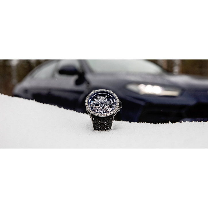 Excalibur Spider Pirelli Black DLC Titanium 47mm