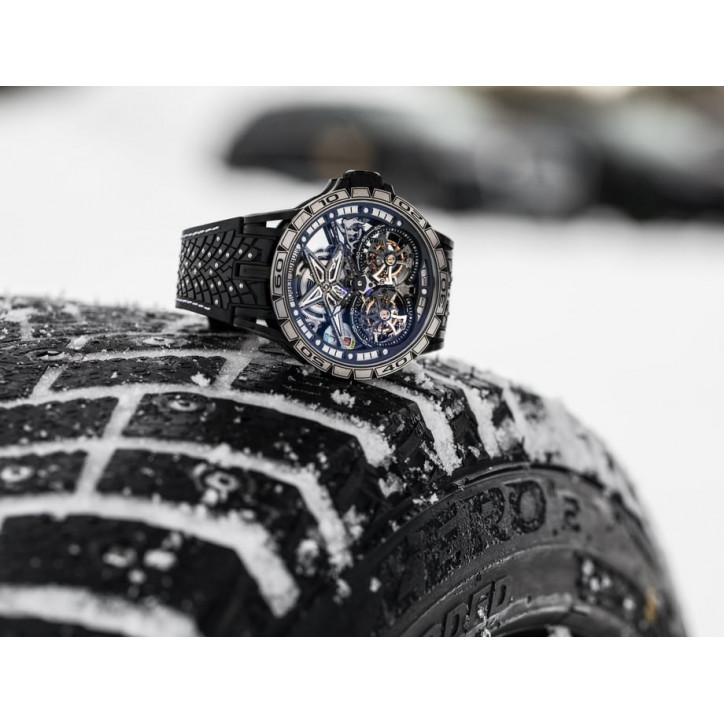 Excalibur Spider Pirelli Black DLC Titanium 47mm