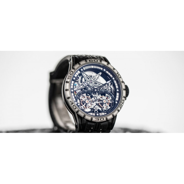 Excalibur Spider Pirelli Black DLC Titanium 47mm