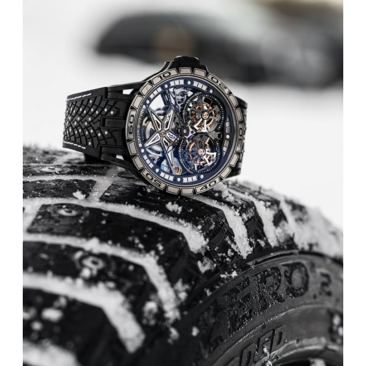 Excalibur Spider Pirelli Black DLC Titanium 47mm