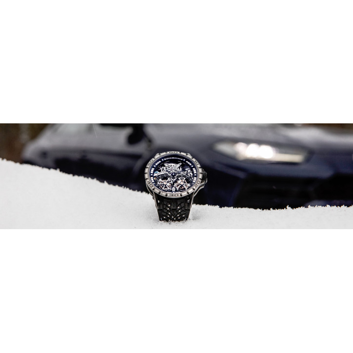 Excalibur Spider Pirelli Black DLC Titanium 47mm