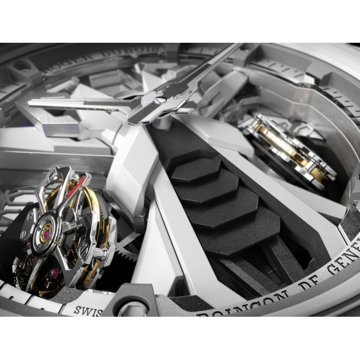 Excalibur Spider Countach White Mineral Composite Fiber 47mm