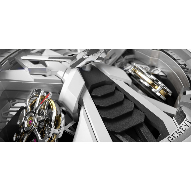Excalibur Spider Countach White Mineral Composite Fiber 47mm