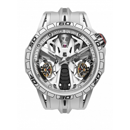 Excalibur Spider Countach White Mineral Composite Fiber 47mm