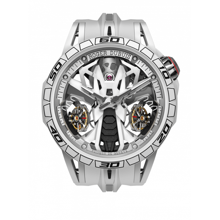 Excalibur Spider Countach White Mineral Composite Fiber 47mm