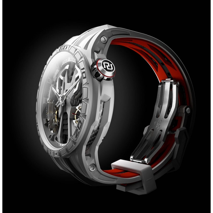 Excalibur Spider Countach White Mineral Composite Fiber 47mm