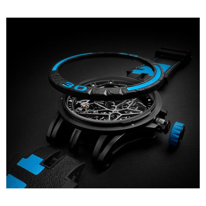 Excalibur Spider Pirelli Black DLC Titanium 45mm Excalibur Spider Pirelli Black DLC Titanium 45mm
