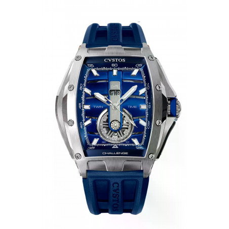 Twin-Time Steel Blue Dial