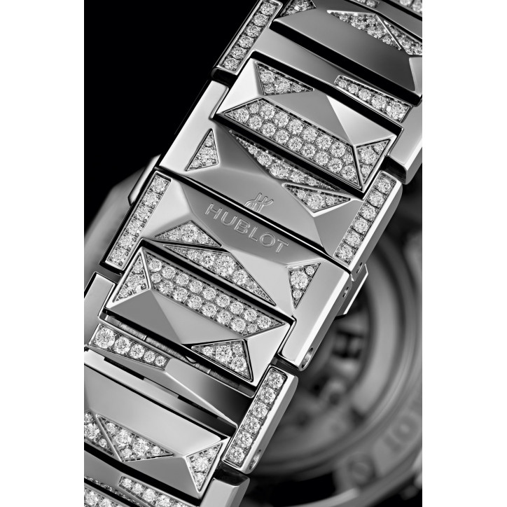 Classic Fusion Orlinski Titanium White Bracelet Alternative Pavé 40 mm