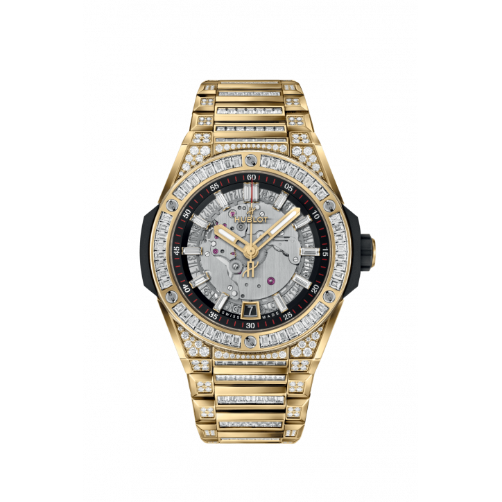 Big Bang Integrated Time Only Yellow Gold Jewellery 40 mm