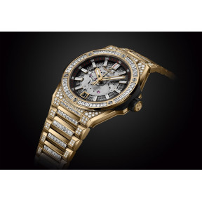 Big Bang Integrated Time Only Yellow Gold Jewellery 40 mm