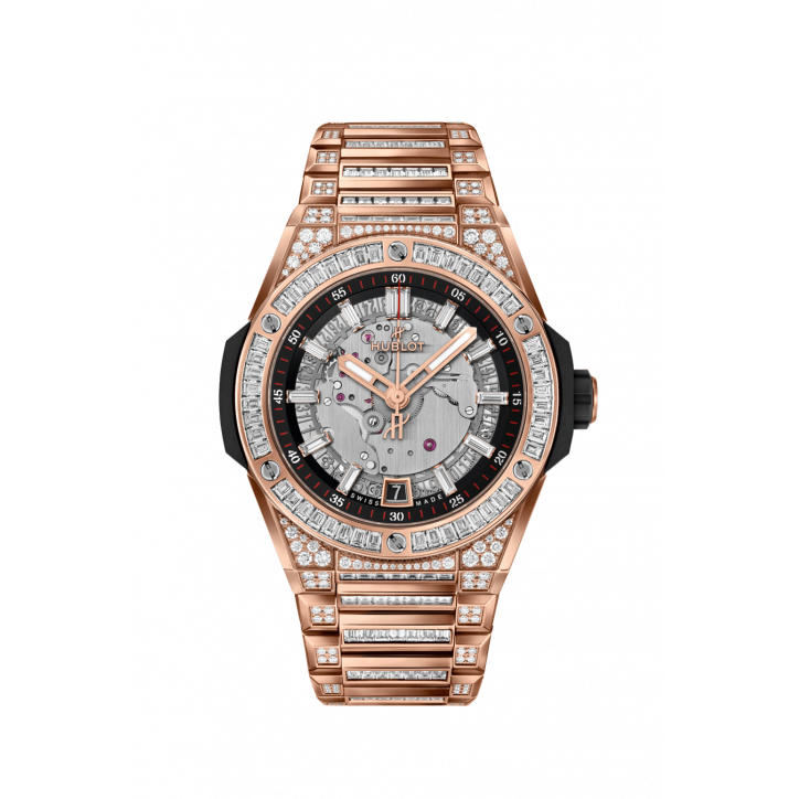 Big Bang Integrated Time Only King Gold Jewellery 40 mm