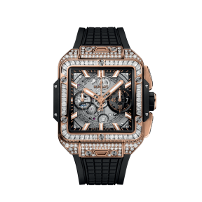 Square Bang Unico King Gold Jewellery 42 mm