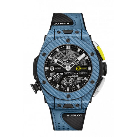 Big Bang Unico Golf Sky Blue Carbon 45 mm