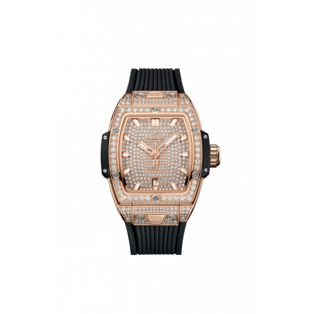 Spirit of Big Bang King Gold Full Pavé 32 mm