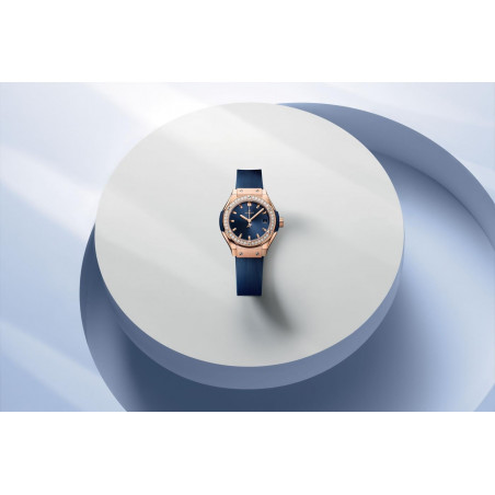 Classic Fusion King Gold Blue Diamonds 29 mm