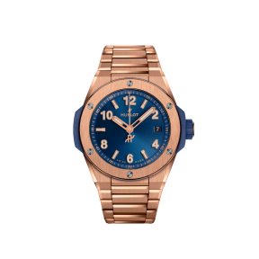Big Bang Integrated Time Only King Gold Blue 38 mm