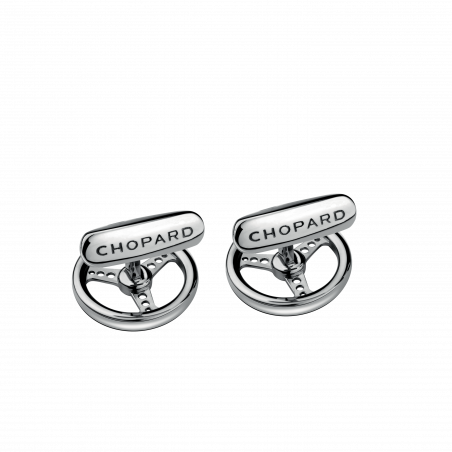 Racing steering wheel cufflinks