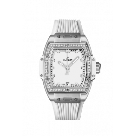 Spirit Of Big Bang Titanium White Diamonds 39 mm