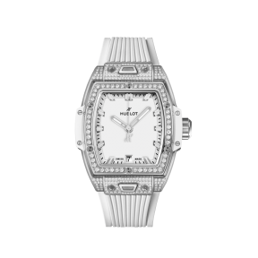 Spirit of Big Bang Titanium White Pavé 39 mm