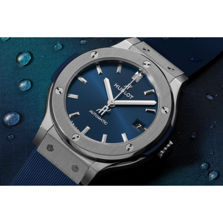 Classic Fusion Titanium Blue 38 mm