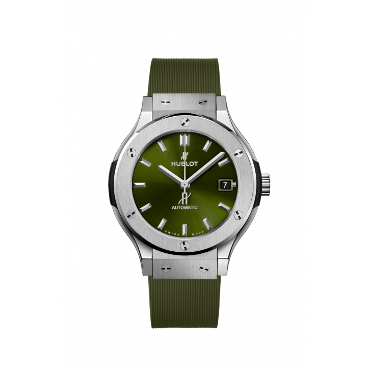 Classic Fusion Titanium Green 38 mm