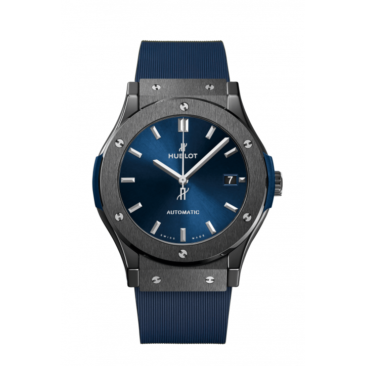 Classic Fusion Ceramic Blue 45 mm