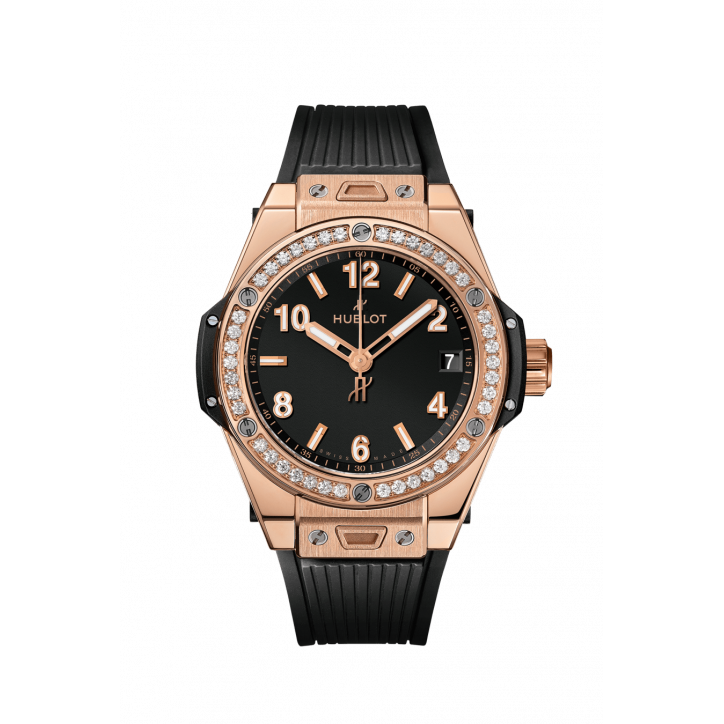 Big Bang One Click King Gold Diamonds 39 mm