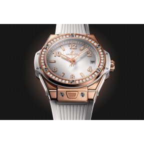 Big Bang One Click King Gold White Diamonds 39 mm