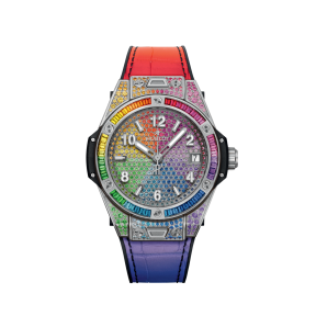 Big Bang One Click Steel Rainbow 39 mm