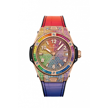 Big Bang One Click Rainbow King Gold 39 mm