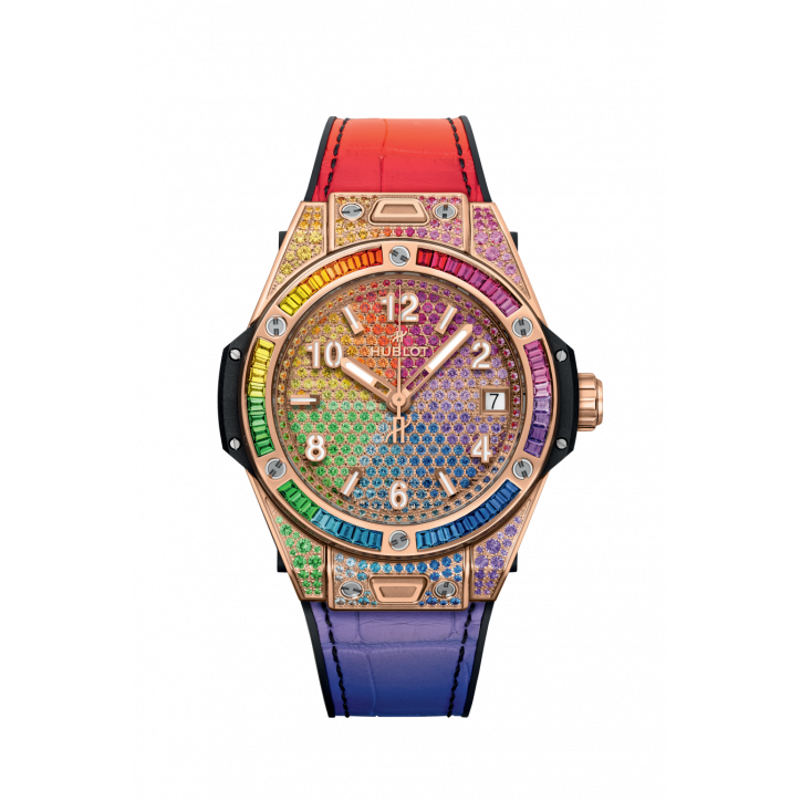 Big Bang One Click Rainbow King Gold 39 mm