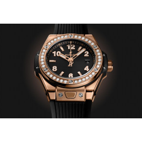 Big Bang One Click King Gold Diamonds 33 mm