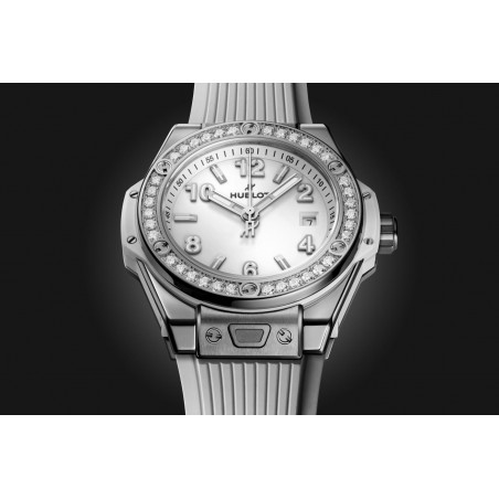 Big Bang One Click Steel White Diamonds 33 mm